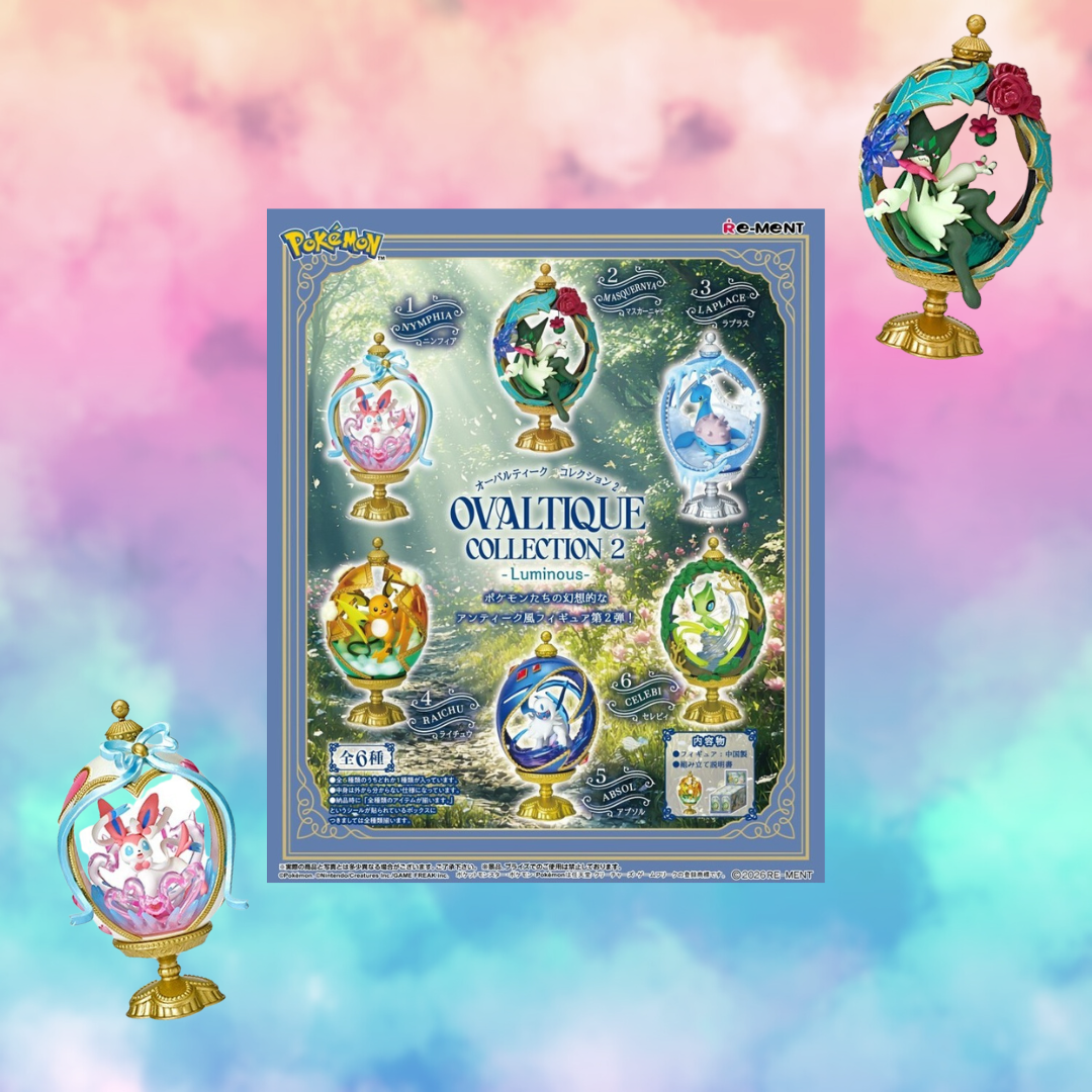 Re-ment Pokemon OVALTIQUE COLLECTION 2 (Random Blind Box)
