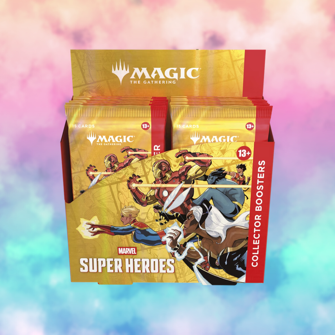 marvel collector booster box Magic the Gathering: Super Heroes Collector Box – Cat's Collectibles TCG