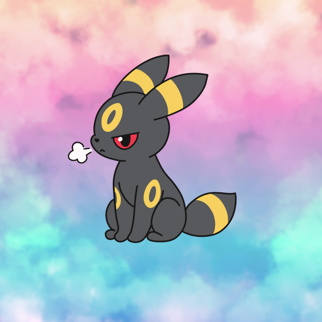 Grumpy Umbreon Sticker