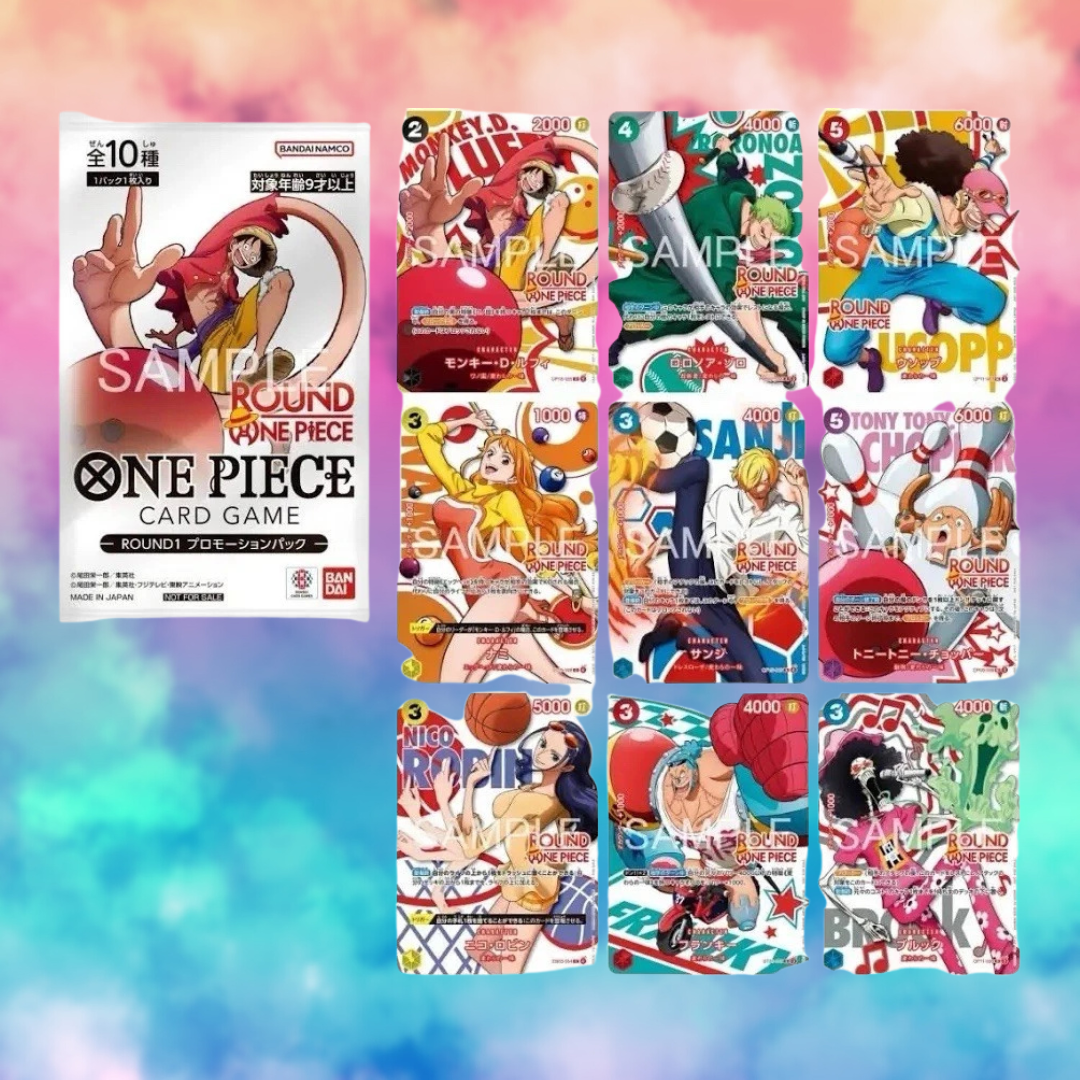 *Pre-Order* ONE PIECE × ROUND 1 Promo 1 Pack