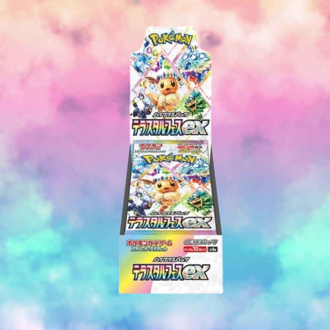 how many packs in a terastal festival booster box – Cat's Collectibles TCG Size:1