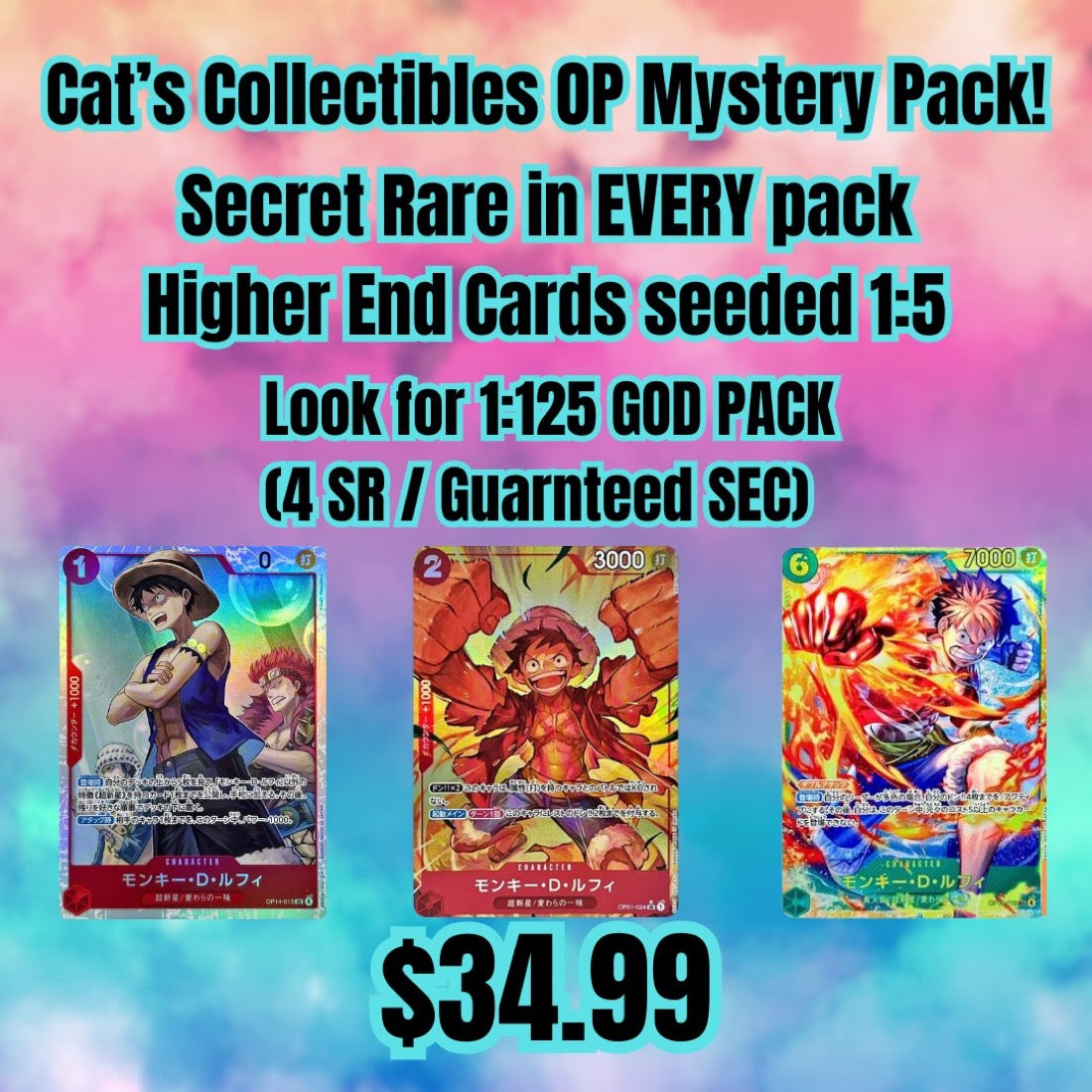 Cat's Collectibles - One Piece Mystery pack! (Japanese)