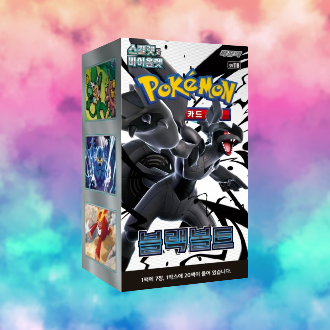 shop deals on pokemon tcg black bolt booster box Black Bolt Booster Box (Korean) – Cat's Collectibles TCG