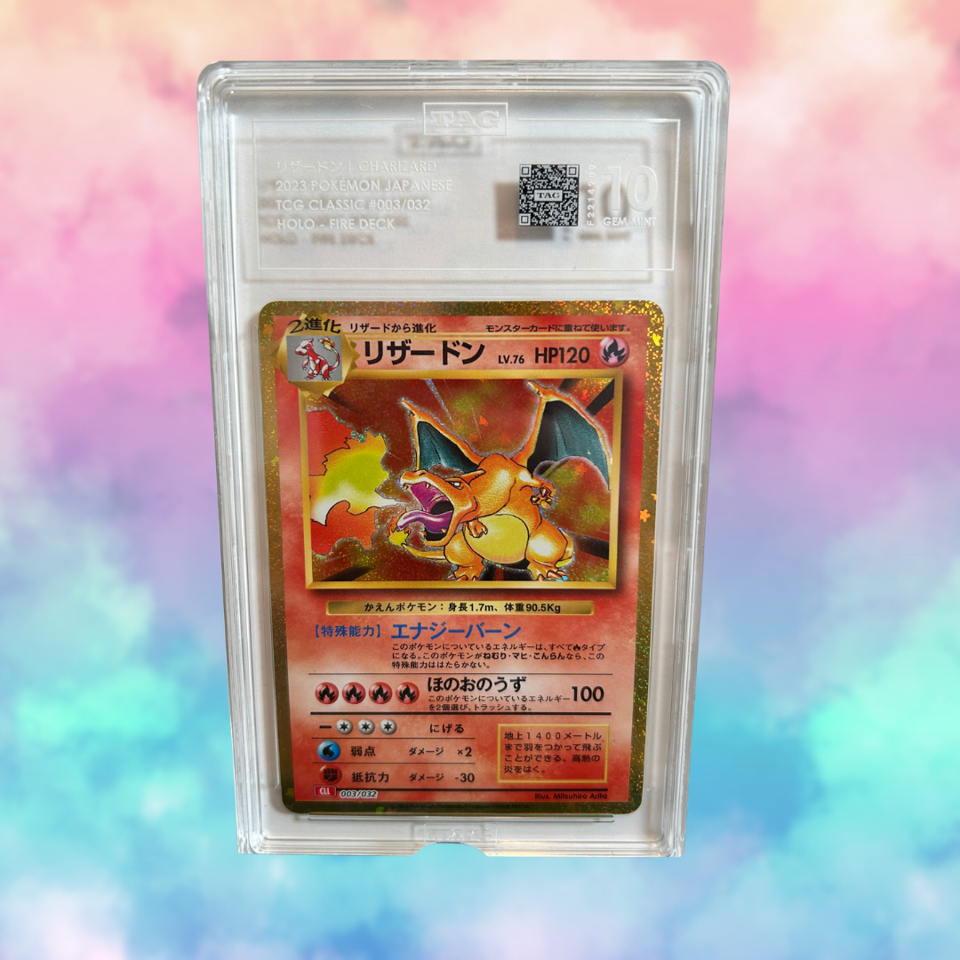 Charizard Classic (JP) TAG 10 – Cat's Collectibles TCG
