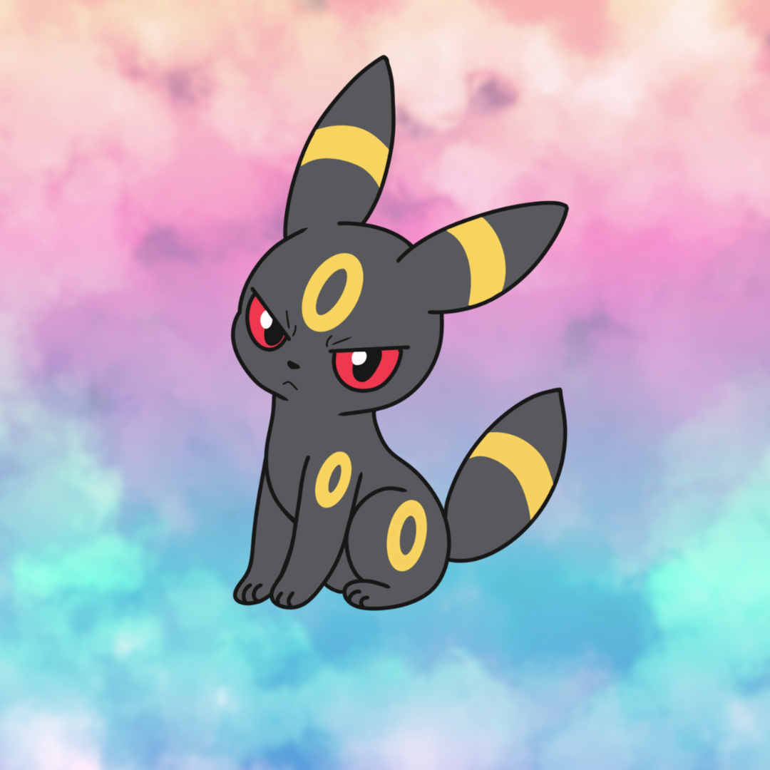 Moody Umbreon Sticker