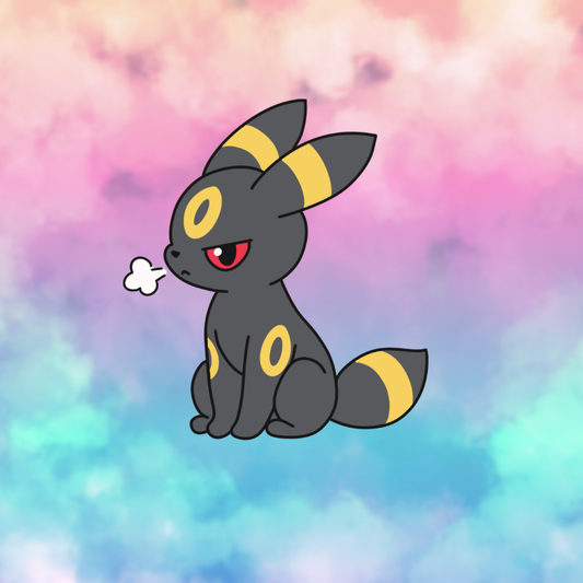 Grumpy Umbreon Sticker