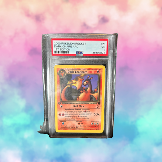 Dark Charizard #21 FIRST ED (EN) PSA 3