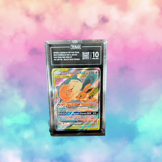 Eevee & Snorlax Alt Art Promo (EN) TAG 10