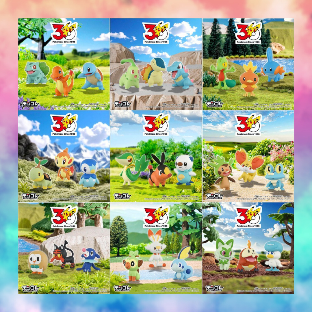 Pokemon - 30th Anniversary Starter Collection