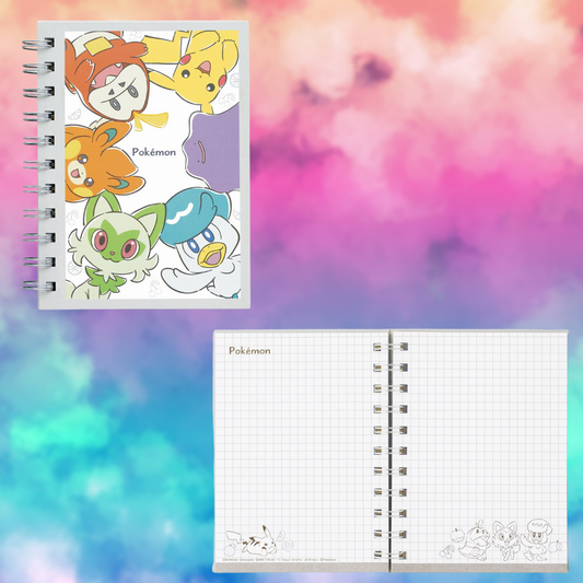 Pokemon Center Original A6 W Ring Notebook / Pokemon Circle