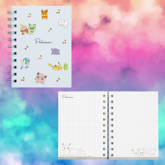 Pokemon Center Original A6 W Ring Notebook / Cherry