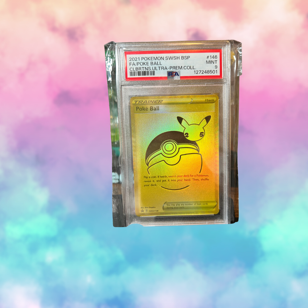 Poke Ball Gold (EN) PSA 9