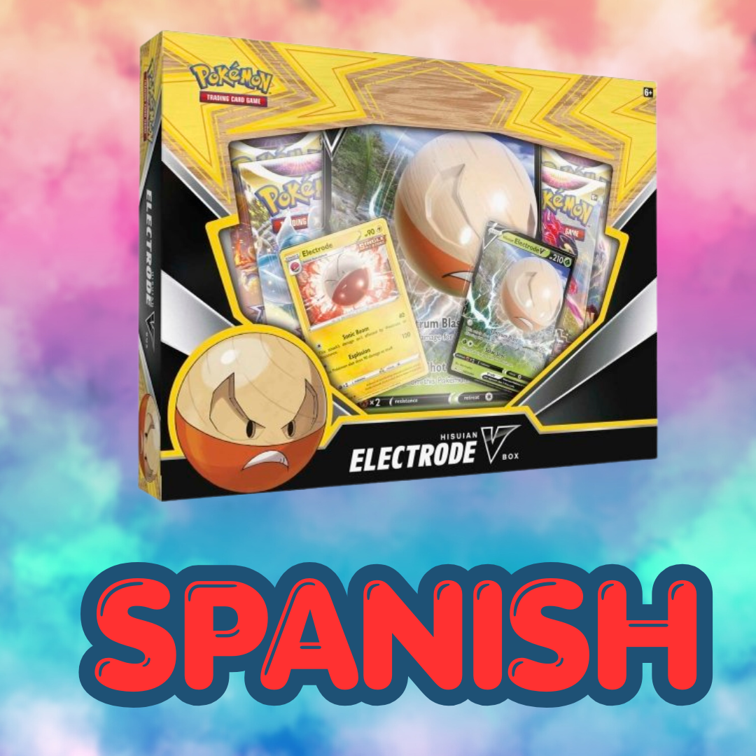 Pokemon Sword & Shield Hisuian Electrode V Box (Spanish)