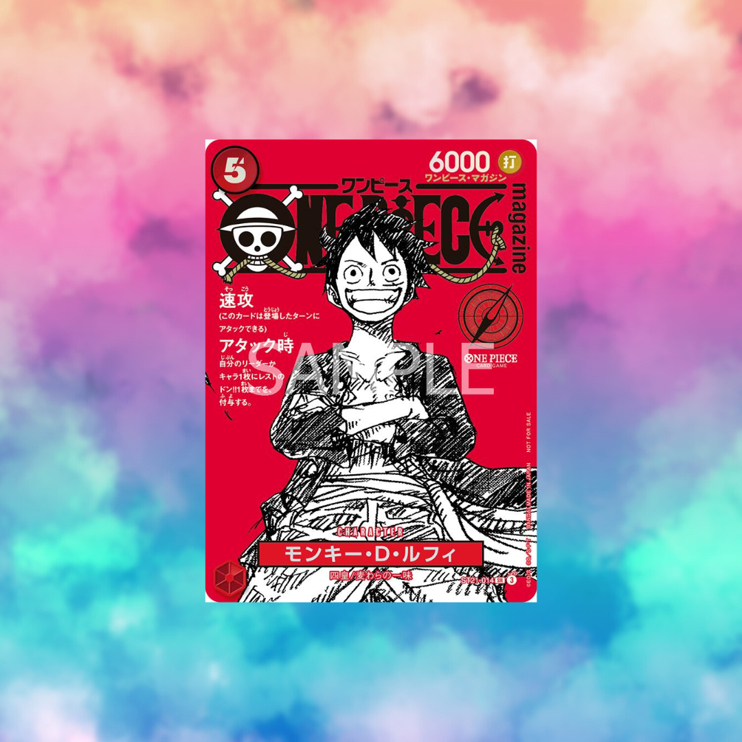 Monkey D Luffy ST21-014 Weekly Shonen Jump 2025 Promo