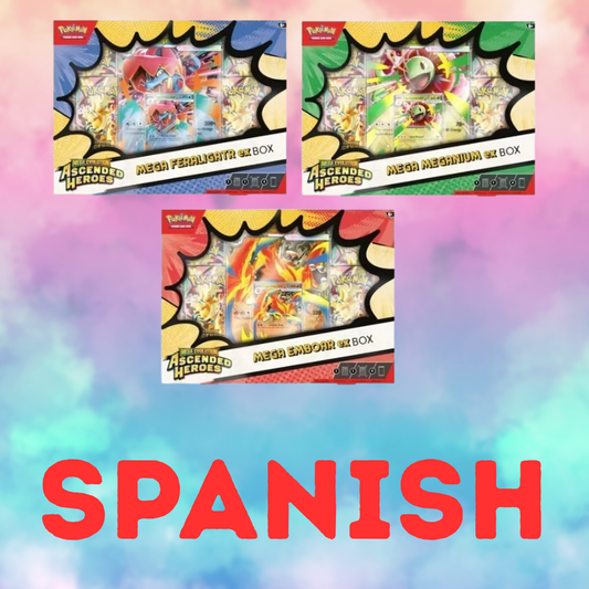 Ascended Heroes Mega ex Box *Random* (Spanish)