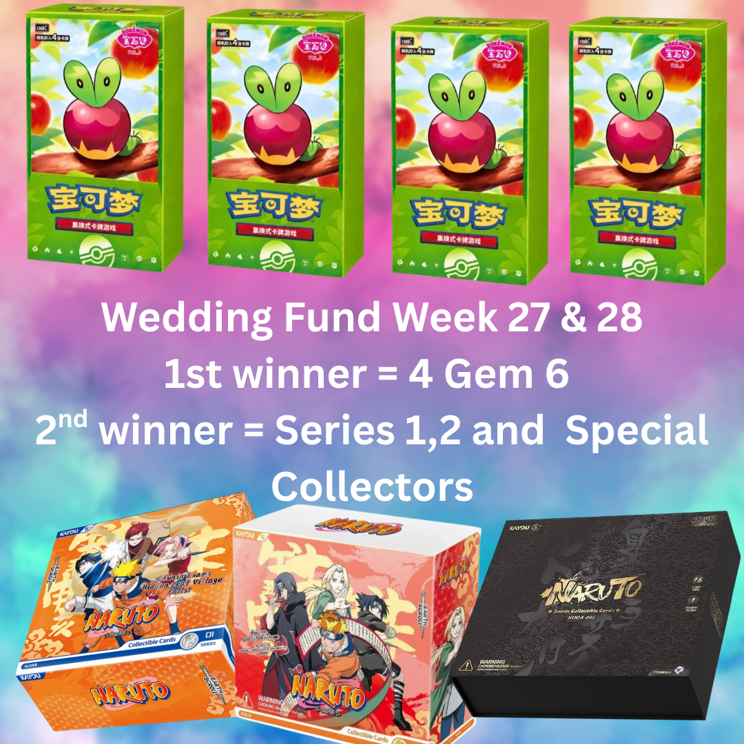 Cat's Collectibles Wedding Fund Week #27 AND 28