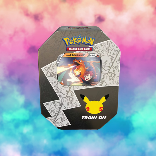 Pokemon Celebrations International Tin [Lance's Charizard V]