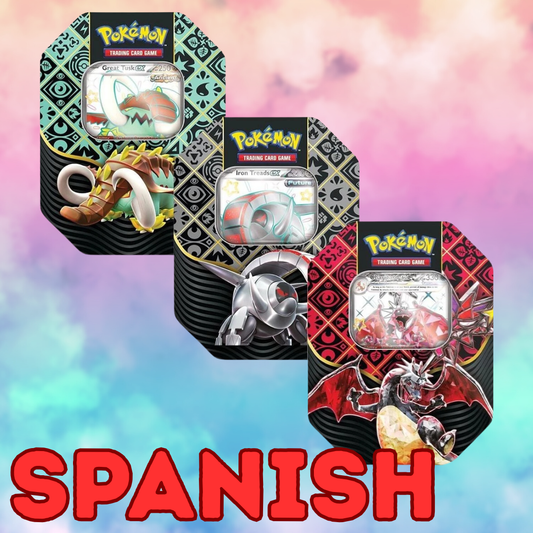 Paldean Fates Tin *Random* (Spanish)