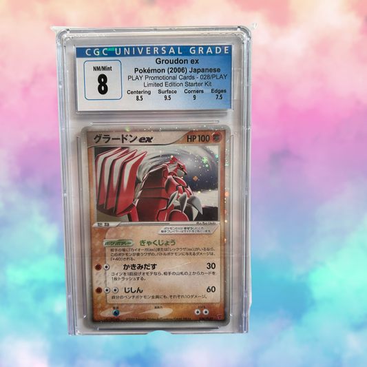 Groudon ex (JP) CGC 8